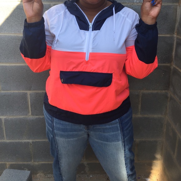 AEO Color block Windbreaker - Picture 1 of 4